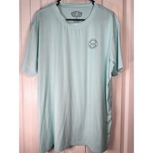 Ron Jon Surf Shop T-Shirt Men's XL Aqua Blue Short Sleeve Logo Graphic‎ Tee